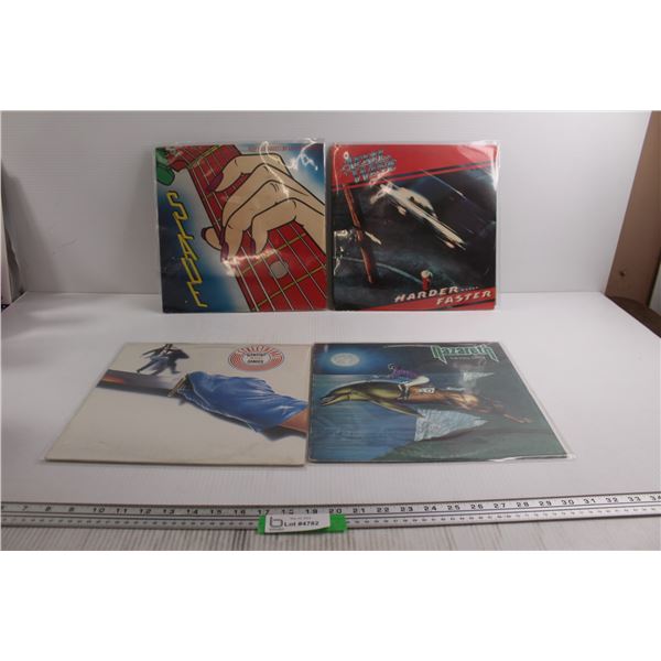 (4) Vinyl Records - April Wine, Slade