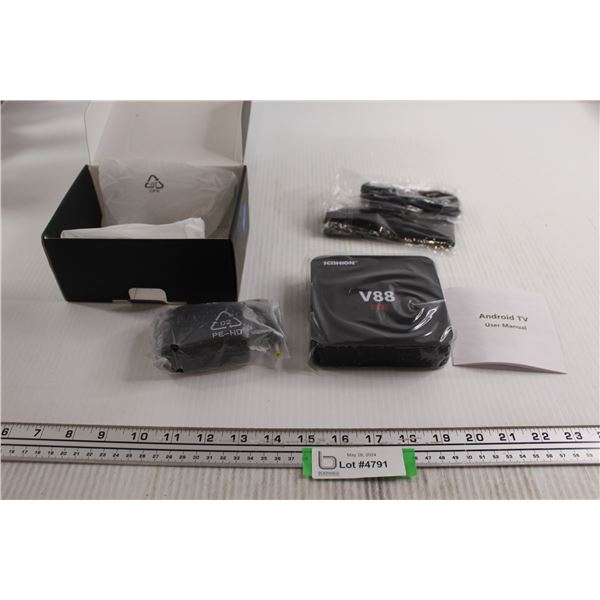 Schshion V88 Android TV Setup - Seemingly NIB, Untested
