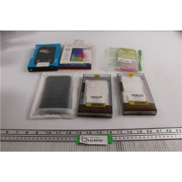 (5) Phone Cases, Glass Guard