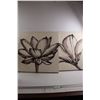 Image 1 : (2) Flower Canvas Prints - 2' x 2'