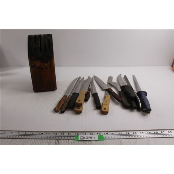 Knives with Knife Stand