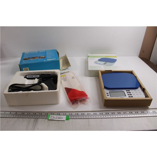 Bostik 260 Glue Gun with Glue Sticks, Weight Watchers Food Scale