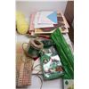 Image 5 : Assorted Crafting Supplies, Knitting Yarn, Misc.