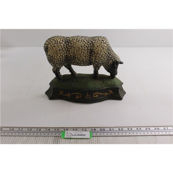 Cast Iron Sheep Doorstop