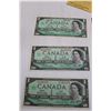 Image 2 : (6) Canadian 1967 $1 Bills