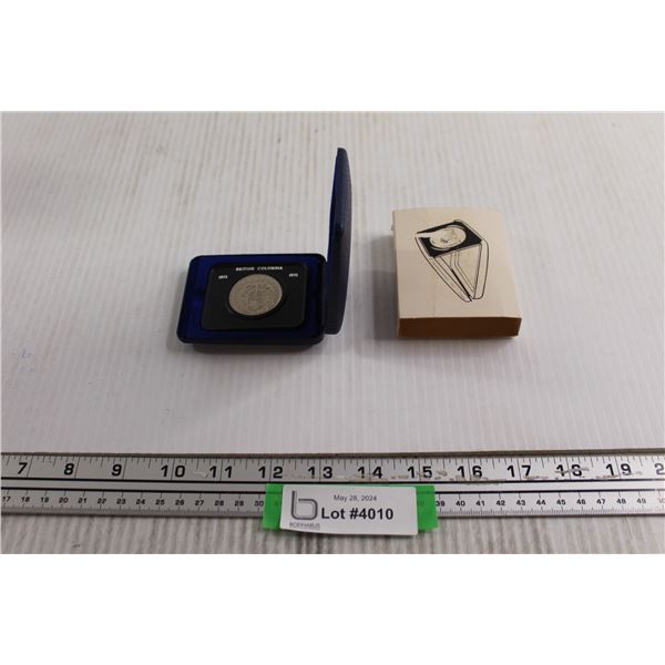 British Columbia 100 Years Coin