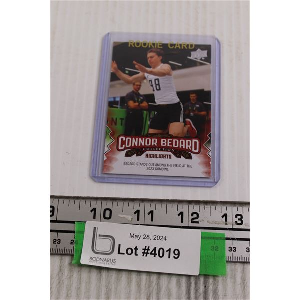 Connor Bedard Rookie Hockey Card