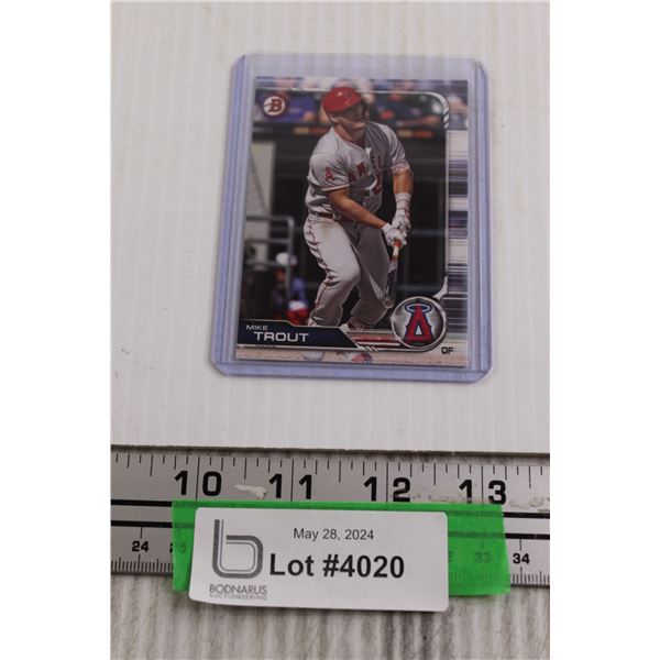 Mike Trout Bowman Superstar Baseball Card