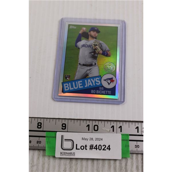 Topps Silver Rookie Bo Bichette Rare Baseball Card