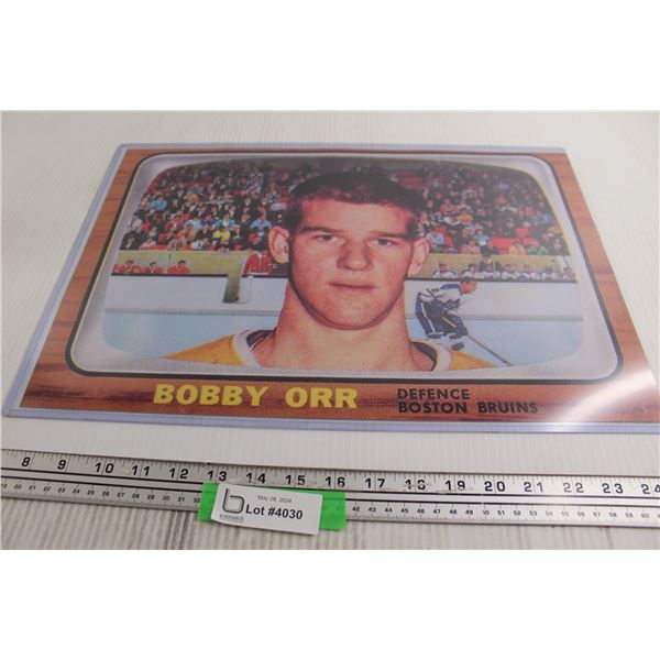 Bobby Orr Rookie Card POSTER - 12" x 18"