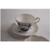 Image 3 : (4) Teacups with Matching Saucers