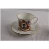 Image 2 : (4) Teacups with Matching Saucers - Royal Osbourne, Queen Anne