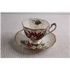 Image 3 : (4) Teacups with Matching Saucers - Royal Osbourne, Queen Anne