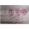 Image 1 : (7) Pink Large Wine Glasses