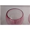 Image 4 : (7) Pink Large Wine Glasses