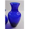 Image 4 : (3) Blue Vases