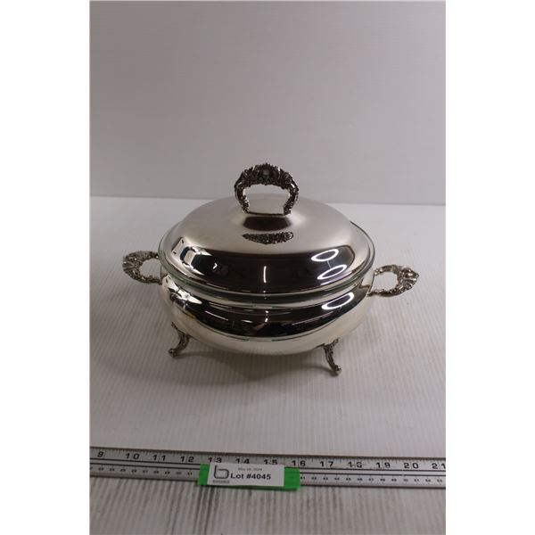 Silverplated Casserole Dish with Lid