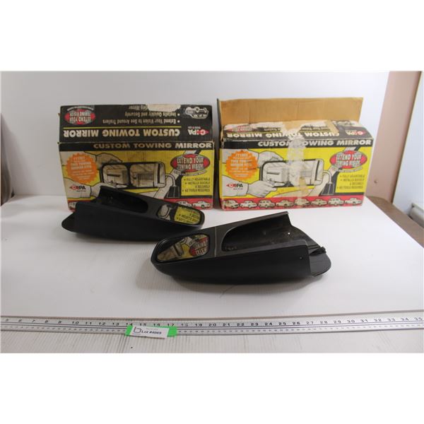 (2) Custom Towing Mirrors