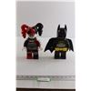 Image 1 : (2) LEGO Clocks - Harley Quinn, Batman