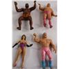 Image 2 : (7)1980's WWE WWF Rubber Wrestling Figures - Jesse "the Body" Vantura, Adrian Adonis, Kamala, Miss E