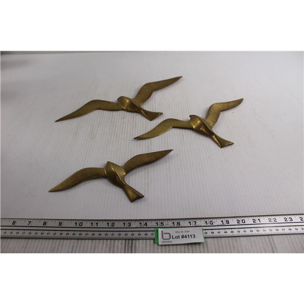(3) Bird Wall Decorations