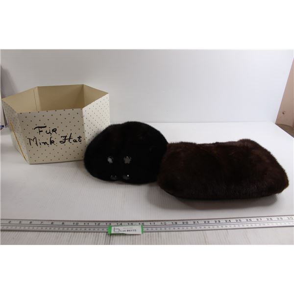 Fur Mink Hat, Muff