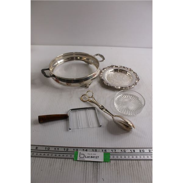 Salad Tosser, Silverplated Plate, Misc.