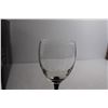 Image 2 : (13) Black Stemmed Wine Glasses