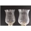 Image 2 : (2) Silverplate Cut Glass Candleholders