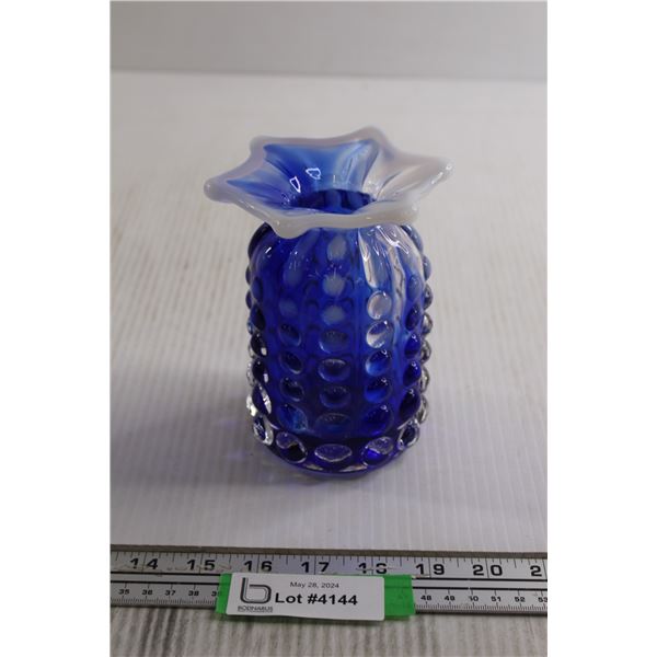 Moonstone Art Glass Vase