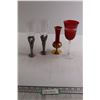 Image 1 : (3) Glasses, Small Vase