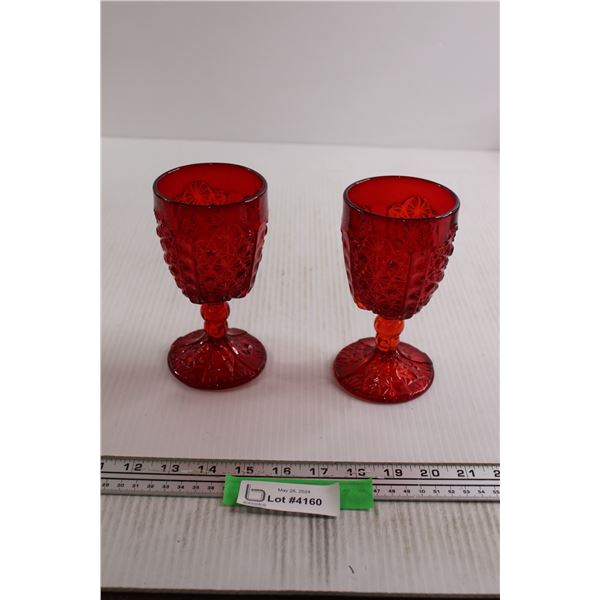 (2) Red Goblets