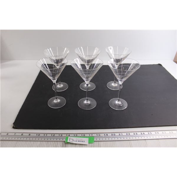 (6) Martini Glasses
