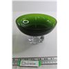 Image 1 : Green Pedestal Bowl
