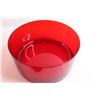 Image 3 : Chip and Dip Bowl, Red Glass Bowl with Salad Tossers, Round Mirror