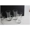 Image 2 : (7) Irish Coffee Glasses - Small Chip, (4) Wine Glasses