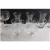 Image 4 : (7) Irish Coffee Glasses - Small Chip, (4) Wine Glasses