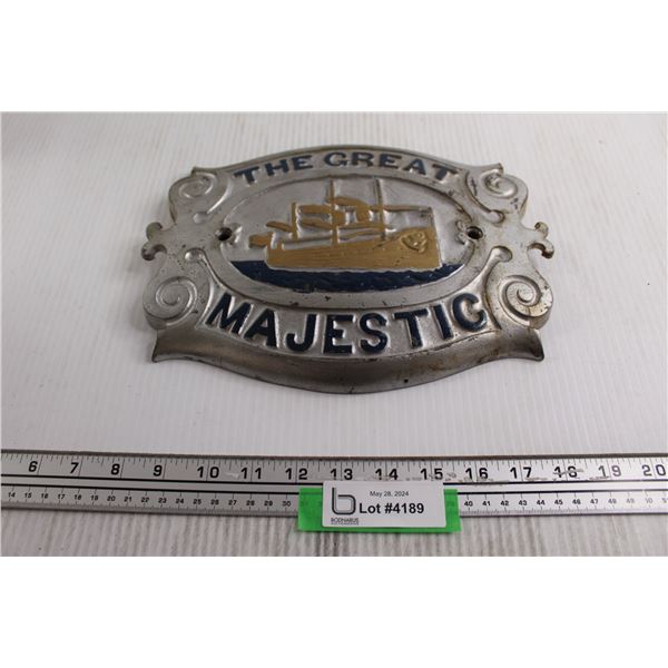 The Great Majestic Stove Plate