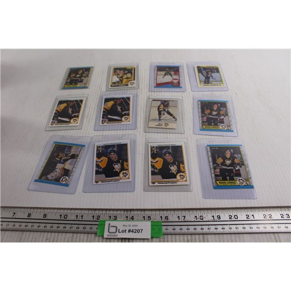 (12) Mario Lemieux Hockey Cards