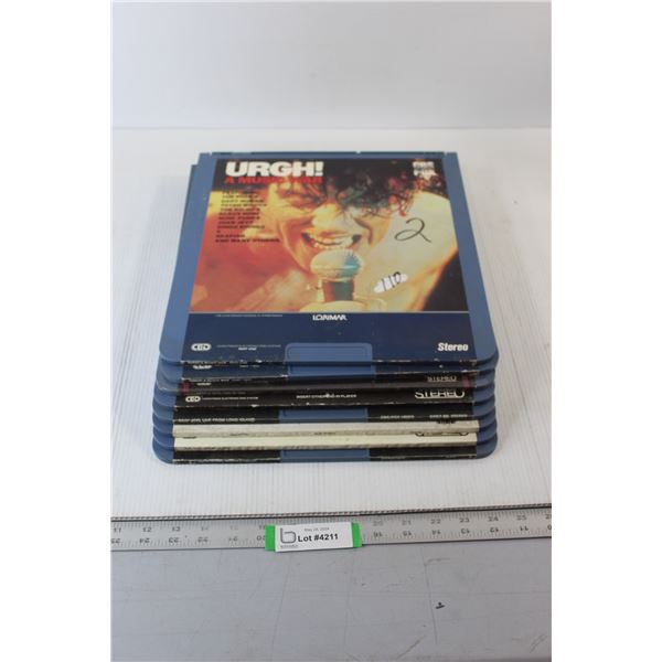 (8) Video Discs - URGH! A Musical War, Billy Joel Live from Long Island