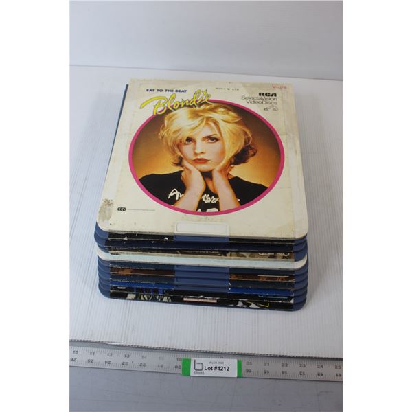 (11) Video Discs - Blondie, James Cagney