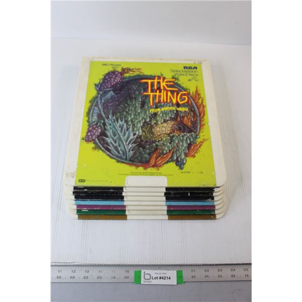 (8) Video Discs - The Lone Ranger, Star Trek