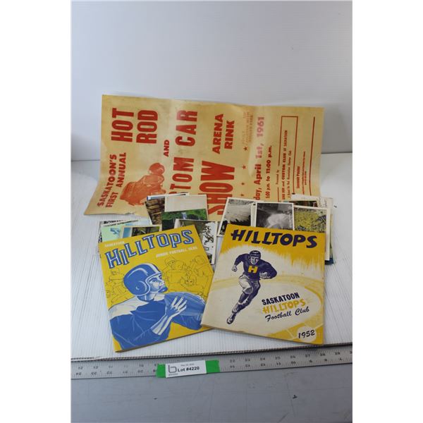 Variety of Postcards, Hot Rod Poster, Hilltops Books