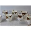 Image 4 : Royal Albert "Old Country Rose" Bone China - Coffee Cups and Plate