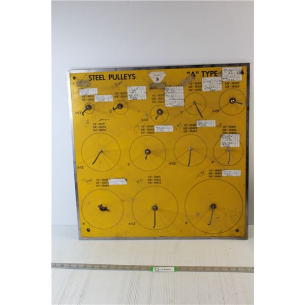 *Steel Pulley Display Board - 24" x 24"