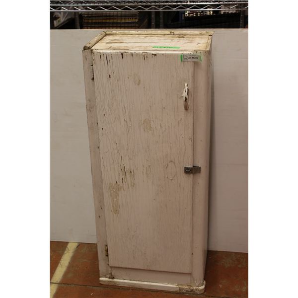 *Vintage Wooden Cabinet - 12" x 18" x 43"