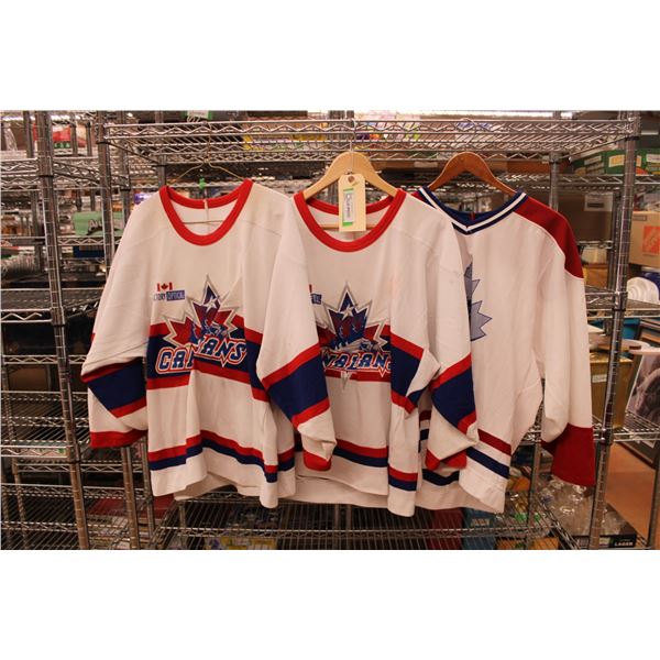 (3) Zone 2 Canadians Jersey - Adult Small
