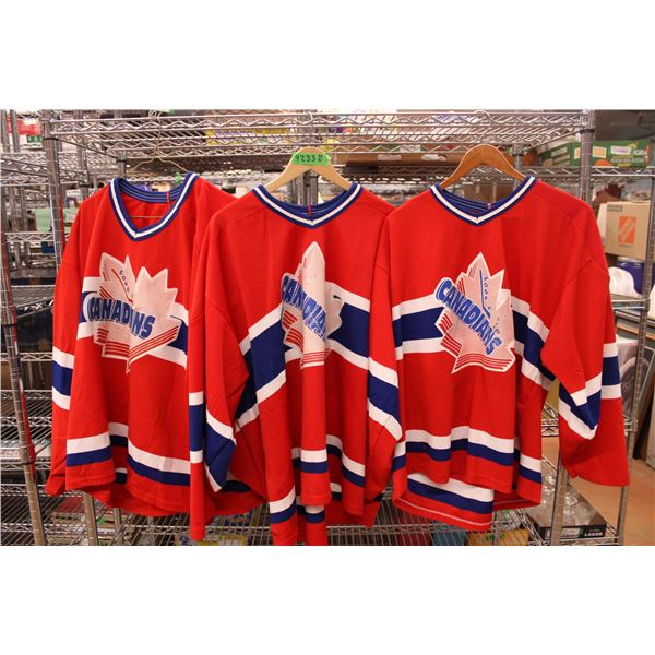(3) Zone 2 Canadians Jersey - Size XL