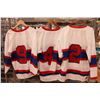 Image 3 : (3) White Canadians Jersey - Size Small