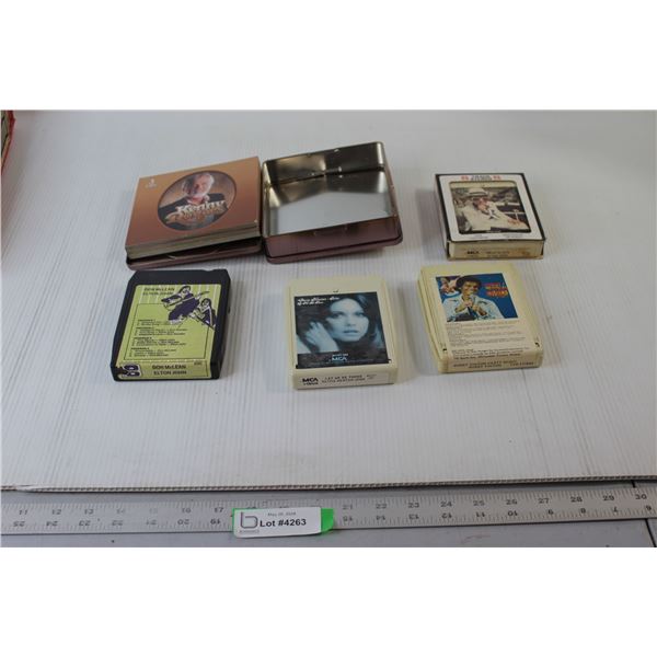 (4) MCA 8-Track Cartridges, Kenny Rogers 3 CD Pack
